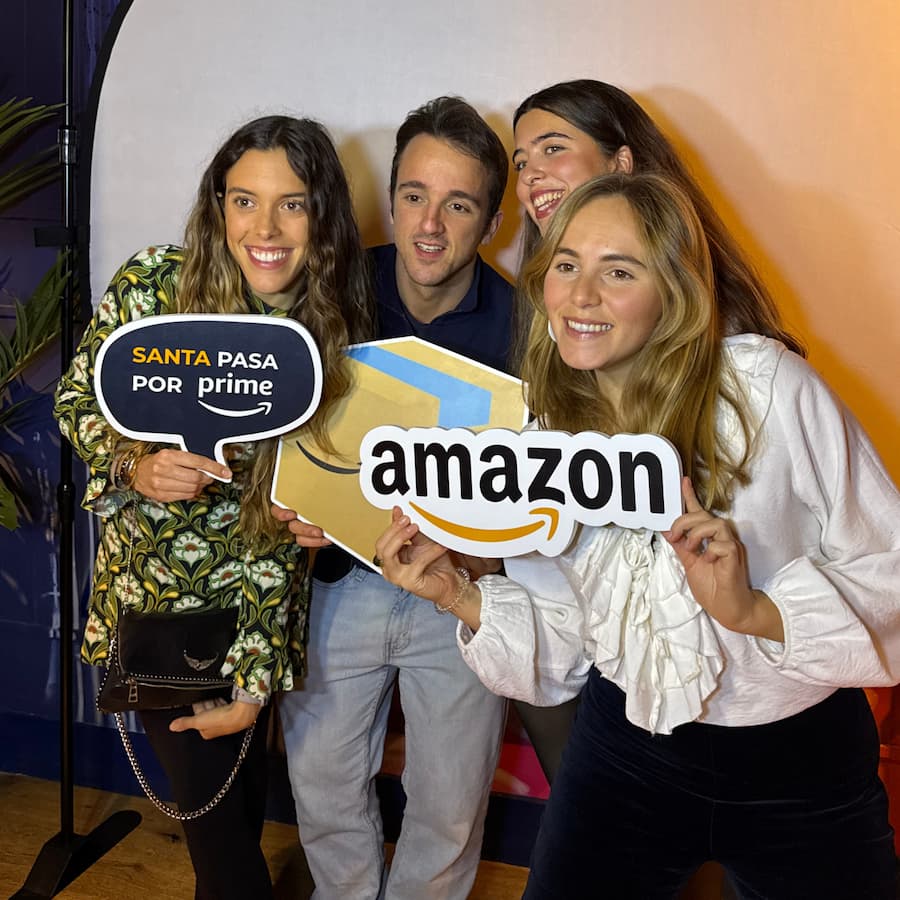 Photocall evento Amazon