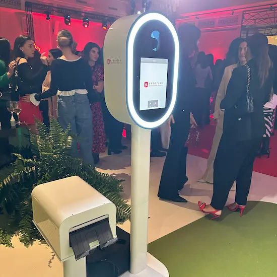 fotomaton blanco para eventos