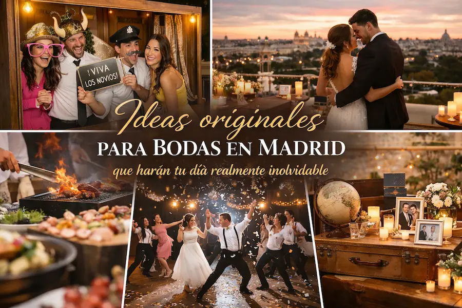 Ideas originales para bodas Madrid