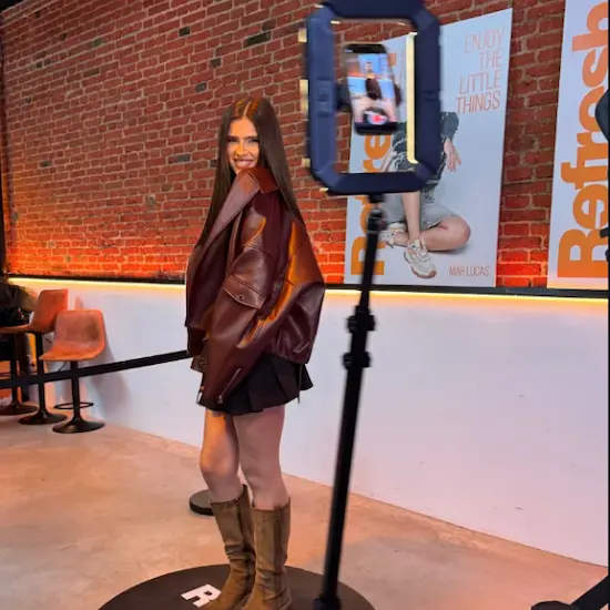 Videomatón 360º grados para eventos Madrid